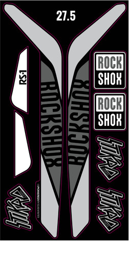 Mtb adesivi forcella rockshox - mtb,