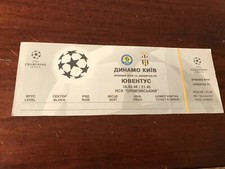 Dynamo Kyiv - Juventus 97/98 champions League biglietto ticket 