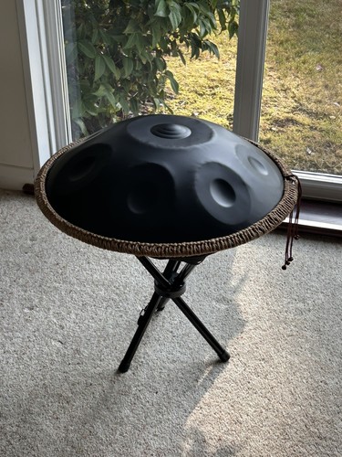 Handpan tamburo minor nero 9 - tamburo, d