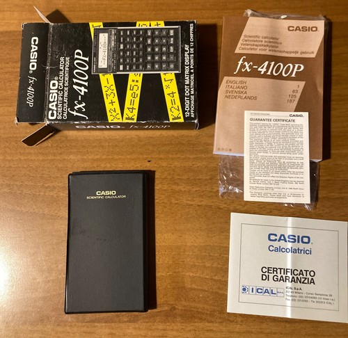 Casio 4100p calcolatrice - fx-4100p,
