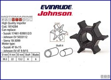 GIRANTE POMPA ACQUA JOHNSON/EVINRUDE 4T(9.9/15CV) MOTORI FUORIBORDO IMPELLER