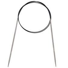 Aeelike Ferri circolari da 3.25 mm 100 cm aghi circolari in metallo con cavo 