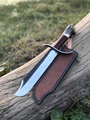 Spring steel bowie knife - spring,