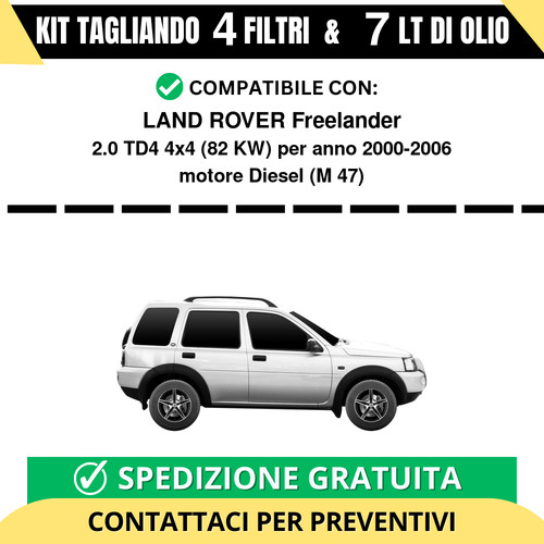 Tagliando per land rover - land,