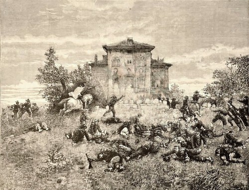 1884 stampa antica garibaldi - 1884,