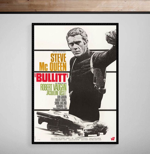 Poster bullitt 1968 giclée - bullitt,