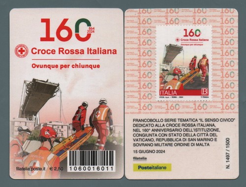 Italia 2024 tessera filatelica - italia,