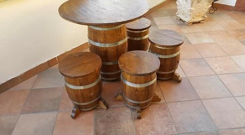 Tavolo con sedie botti - 4,