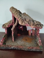 Capanna Presepe In Sughero E