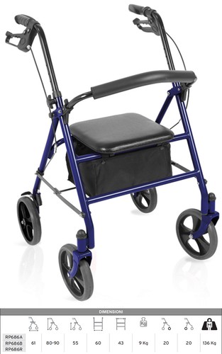 Rollator deambulatore girello - deambulatore,