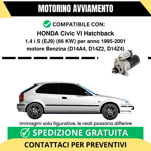 Motorino avviamento honda - motorino,
