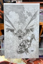 Marvel / DC: Deadpool / Batman #1 Greg Capullo Incentive 1:200 Sketch Variant