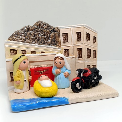 Mini natività presepe moto - mini,