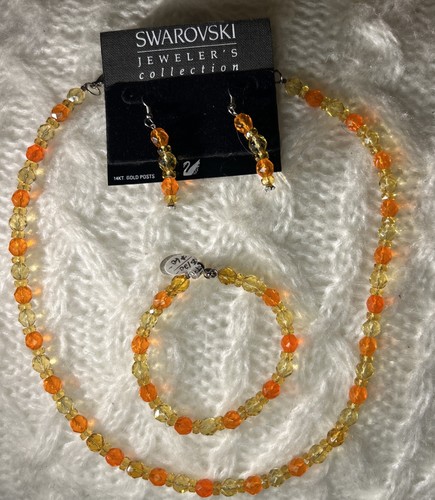 Vintage swarovski set 3pz - swarovski,