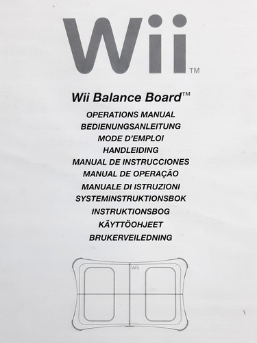 Wii balance board manuale - balance,