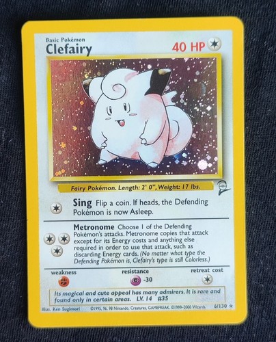 Pokemon card clefairy 130 - card,