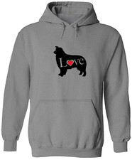 Felpa con cappuccio uomo unisex Australian Shepherd Dog Lover grafica Shiloh Shepherd