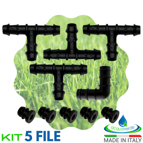 Kit raccordi irrigazione - kit, 5