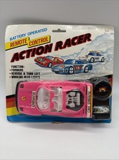 Telecomando Vintage Action Racer Rosa Turbo Ferrari F40 Funzione Nuovo con scatola
