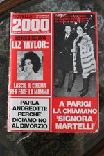 NOVELLA 2000 N.19  8 Maggio 1969 LIZ TAYLOR mina andreotti e N.40  3/10/1977