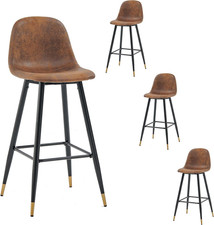 Set Di 4 Sgabelli Da Bar Con