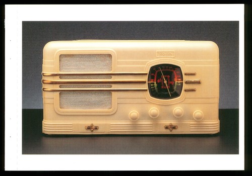 Postcard radio fada model - radio,