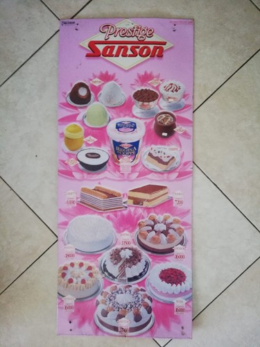Insegna pubblicitaria gelati - insegna,