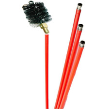 KIT SPAZZACAMINO CANNA FUMARIA STUFA A PELLET MT 8,40 CON SCOVOLO ACCIAIO D.80MM