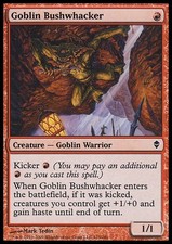 Goblin Bushwhacker ~ Zendikar [ Excellent ] [ Magic MTG ]