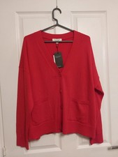 Cardigan rosso M&S 100%