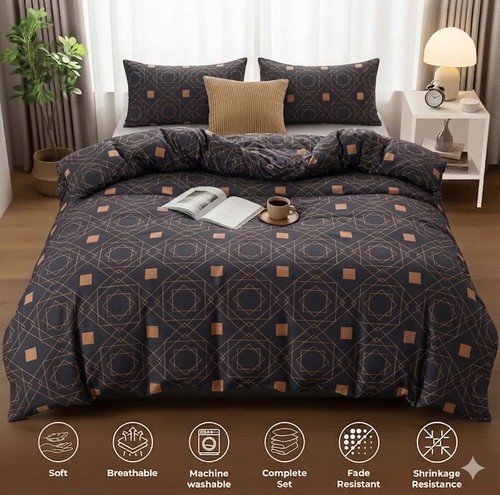 Printed duvet cover set luxury - duvet,