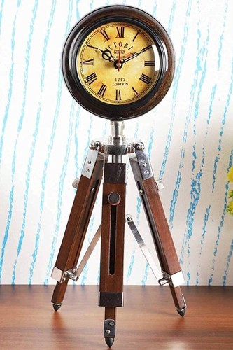 Antico orologio legno con - antico, in