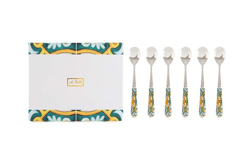 Cucchiaini 6pz ceramica - 6pz,