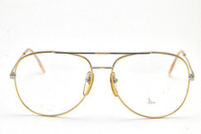 ? vintage occhiali TREVI oro argento colore oversize stile aviator 80s?Unisex