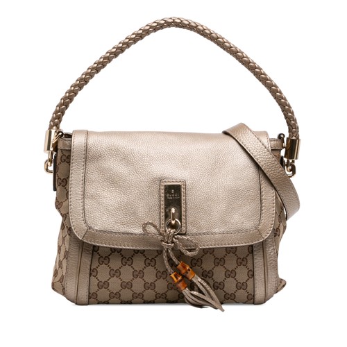Gucci canvas bella flap - bella,