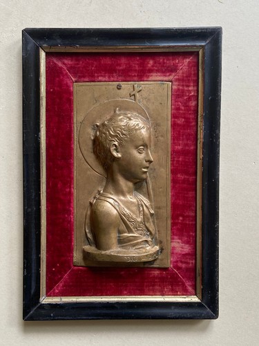 Bronzo rilievo giovanni - bronzo,