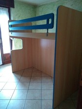 Letto castello con scala - letto,