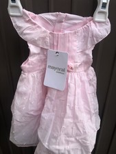 Abito rosa fiocco di Mayoral