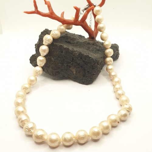 Collana con perle barocche - collana,