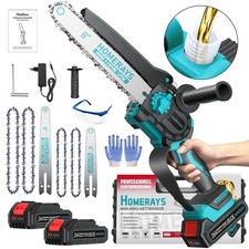 ✅Mini Motosega a Batteria per Potatura ✅Motosega Elettrica Mini Sega 6/8 Pollici