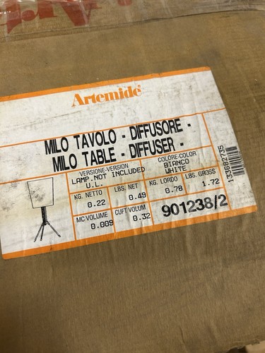 Artemide milo diffusore - milo,