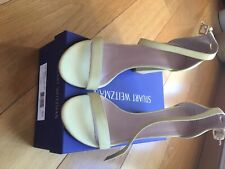 Sandali Gialli Stuart Weitzman,usati solo una volta,ottimo stato 