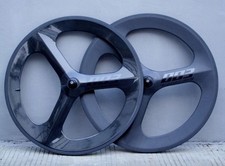 Cerchio bici 700C carbonio 3 razze tre razze strada/pista/triathlon/cron