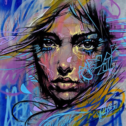 Quadro graffiti originale - quadro, su