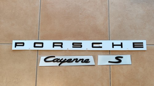 Scritta logo emblema porsche - scritta,
