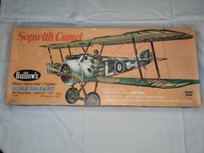 Modellino KIT Aereo Guillow's Sopwith Camel British WW1 Fighter Balsa Wood Model
