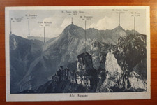 CARTOLINA D'EPOCA VIAGGIATA ALPI APUANE (ALBERGO ALTO MATANNA) 1948 (?)