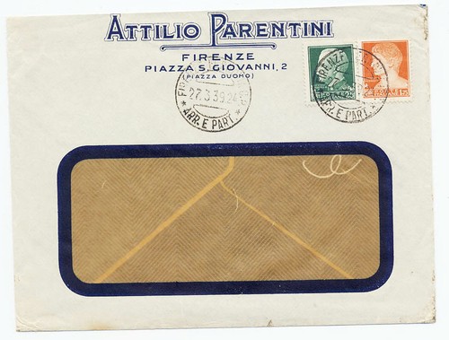 Copertina posta pubblicitaria