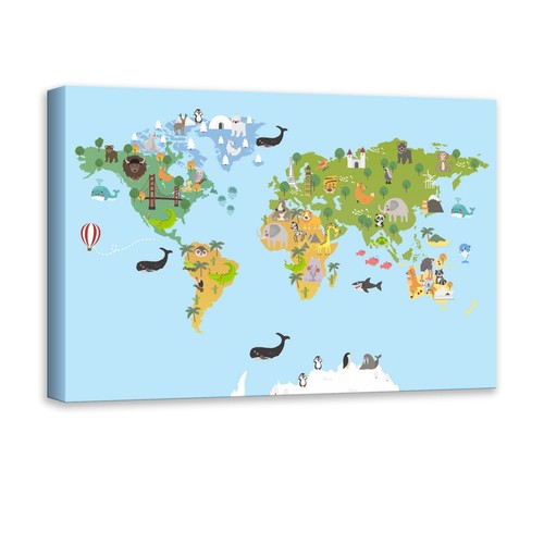 Quadro per bambini animali del