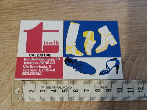 Adesivo vintage toselli - adesivo,